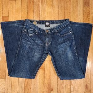 Rock And Republic Women's Embroidered Blue Jeans